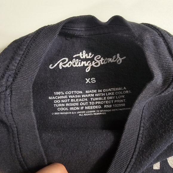 Women’s The Rolling Stones 1975 US Tour T Shirt Size XS Nostalgia Casual ^^ - Picture 4 of 6